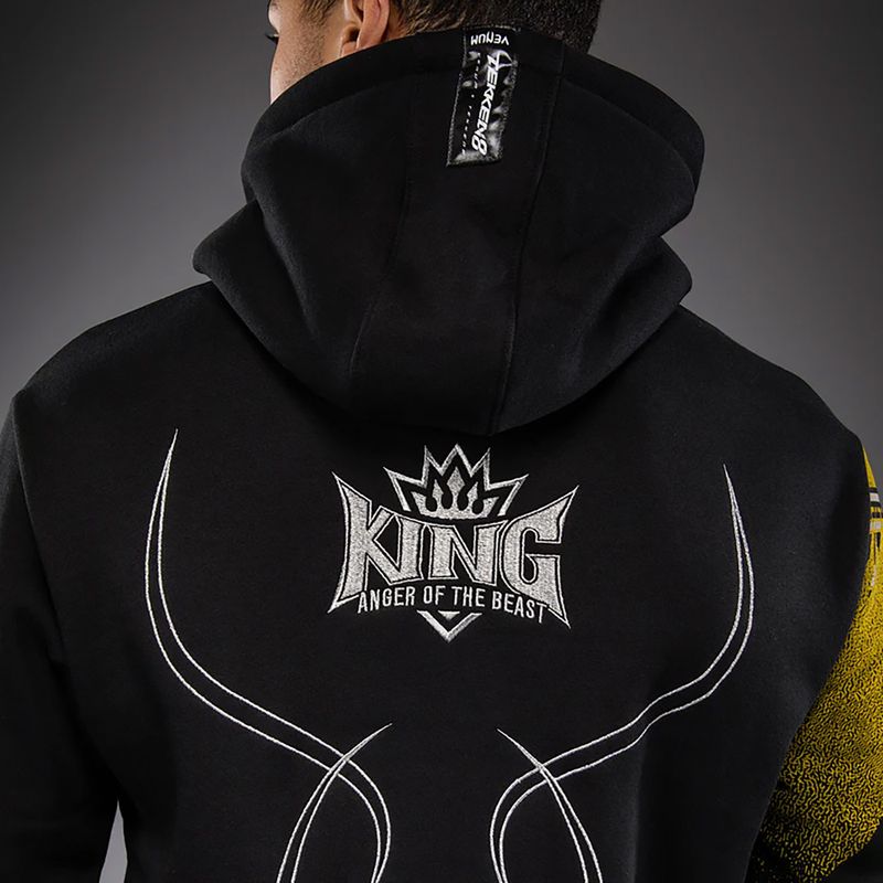 Pánská mikina Venum x TEKKEN 8 King Pullover Hoodie black/yellow 7
