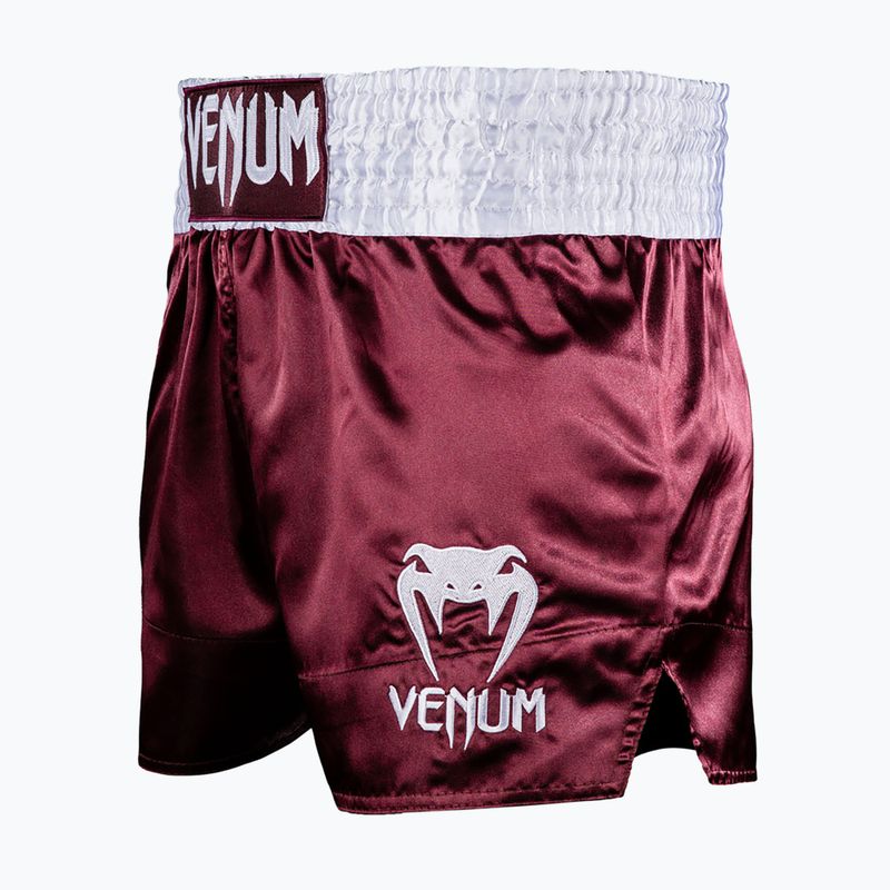 Pánské tréninkové šortky Venum Classic Muay Thai burgundy 4