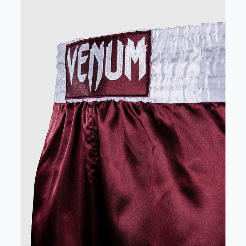 Pánské tréninkové šortky Venum Classic Muay Thai burgundy 5