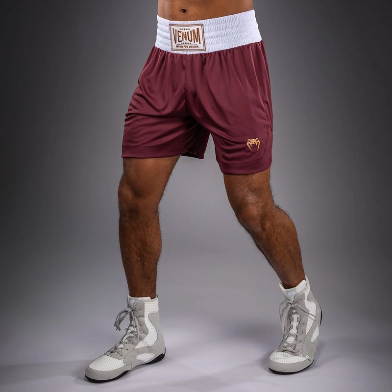 Pánské tréninkové šortky Venum Classic Boxing burgundy 4