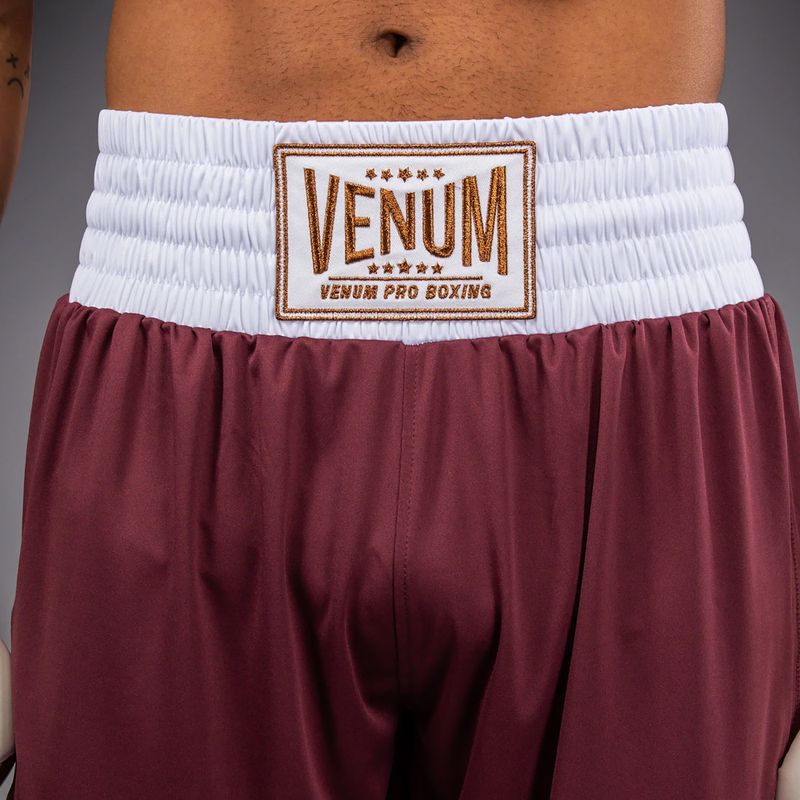 Pánské tréninkové šortky Venum Classic Boxing burgundy 7
