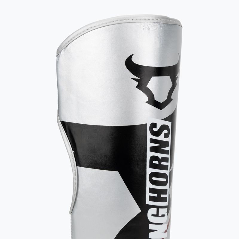 Chrániče holení a chodidel Venum Ringhorns Charger Shin silver/black 6