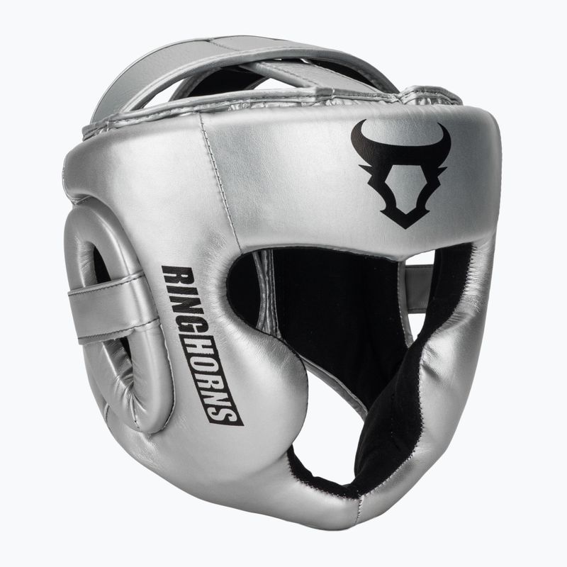 Boxerská helma Venum Ringhorns Charger Headgear silver/black