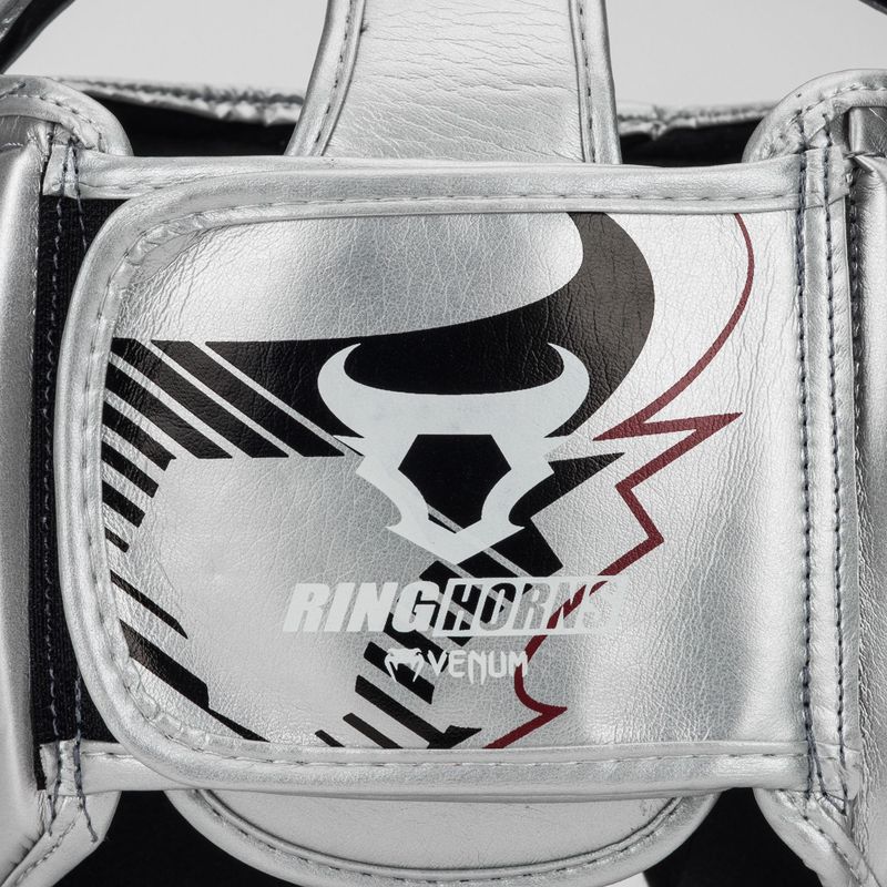 Boxerská helma Venum Ringhorns Charger Headgear silver/black 5