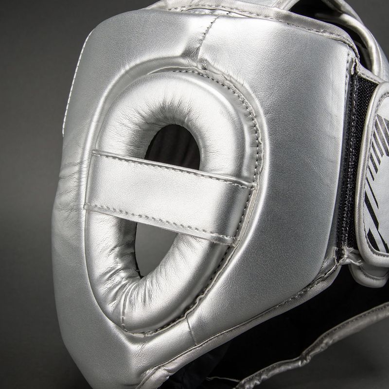 Boxerská helma Venum Ringhorns Charger Headgear silver/black 6
