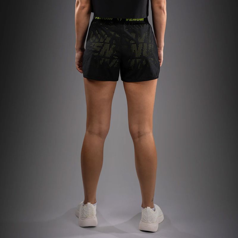 Dámské tréninkové šortky Venum Lazer black/yellow 3