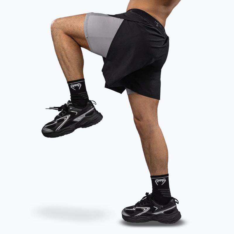 Pánské tréninkové šortky Venum Lazer black/grey 4