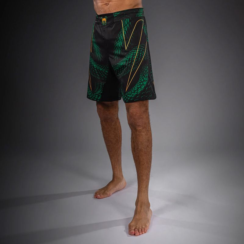 Pánské tréninkové šortky Venum Matupa Fightshorts black/green/gold 5