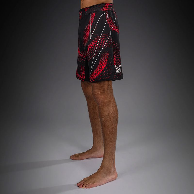 Pánské tréninkové šortky Venum Matupa Fightshorts black/red/silver 4