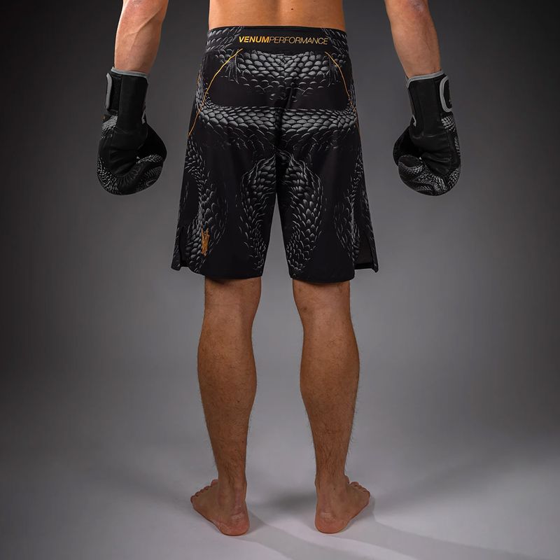 Pánské tréninkové šortky Venum Matupa Fightshorts black/grey/gold 3
