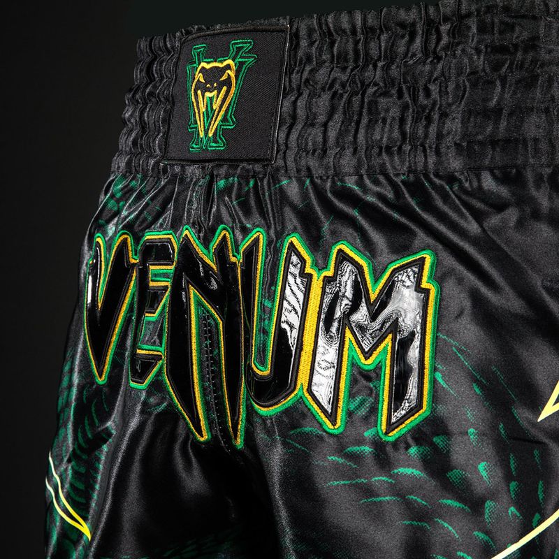 Pánské tréninkové šortky Venum Matupa Muay Thai black/green/gold 5