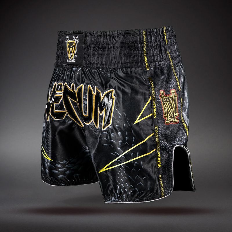 Pánské tréninkové šortky Venum Matupa Muay Thai black/grey/gold 3