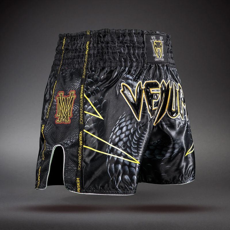 Pánské tréninkové šortky Venum Matupa Muay Thai black/grey/gold 4