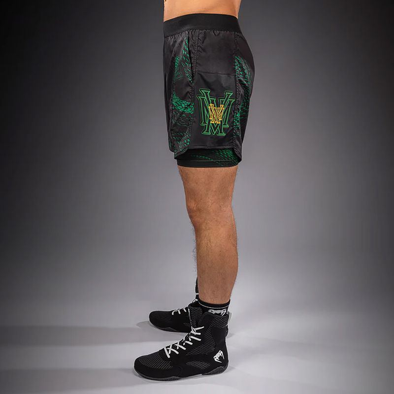 Pánské tréninkové šortky Venum Matupa Training black/green/gold 4
