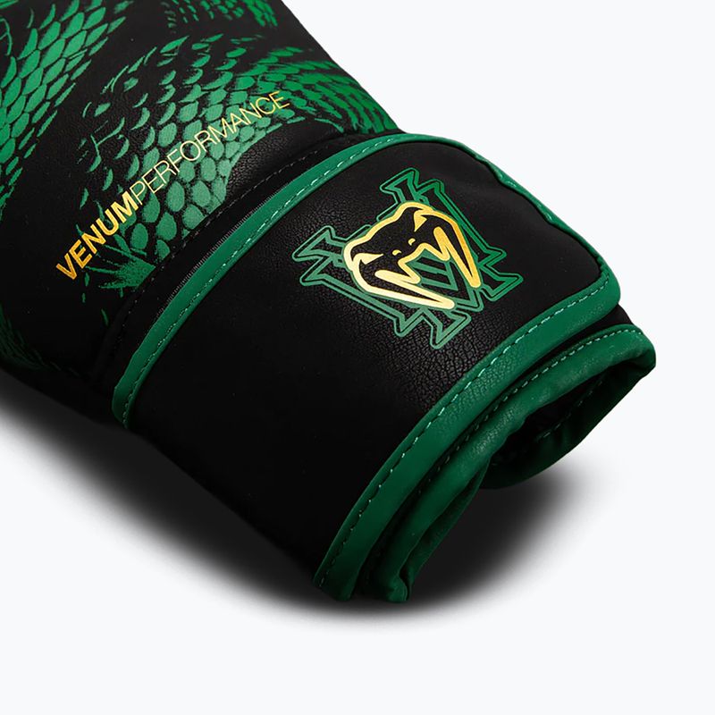 Boxerské rukavice Venum Matupa Boxing black/green/gold 4