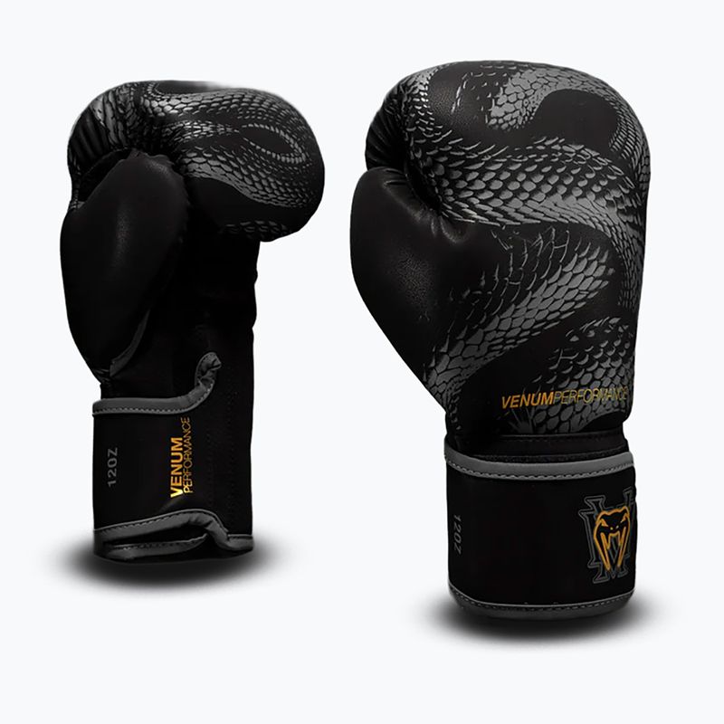 Boxerské rukavice Venum Matupa Boxing black/grey/gold 2