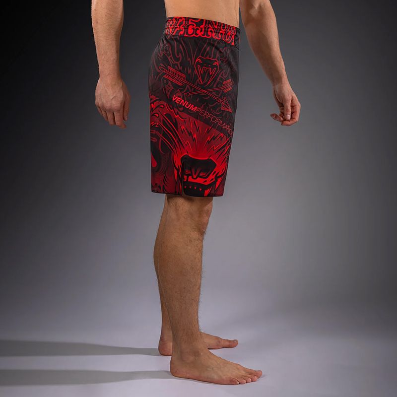 Pánské tréninkové šortky Venum Wolf Atak Fightshorts black/red 5