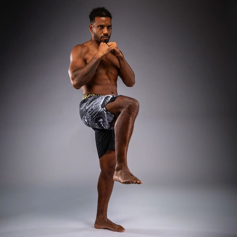 Pánské tréninkové šortky Venum Wolf Atak Fightshorts black/grey 2