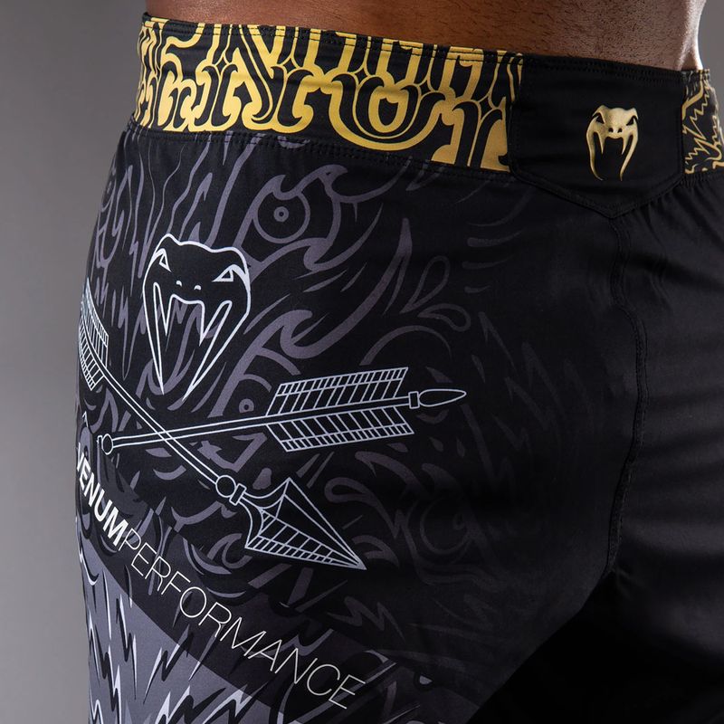 Pánské tréninkové šortky Venum Wolf Atak Fightshorts black/grey 6