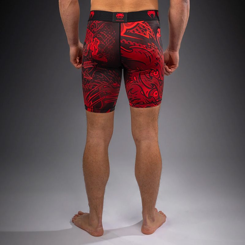 Pánské tréninkové šortky Venum Wolf Attack Vale Tudo Shorts black/red 3