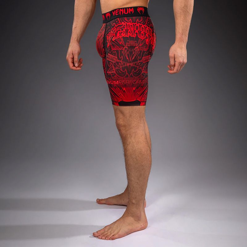 Pánské tréninkové šortky Venum Wolf Attack Vale Tudo Shorts black/red 4