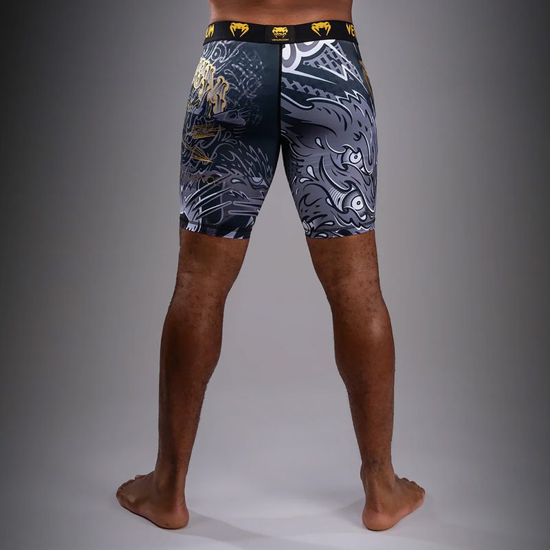Pánské tréninkové šortky Venum Wolf Attack Vale Tudo Shorts black/grey 3
