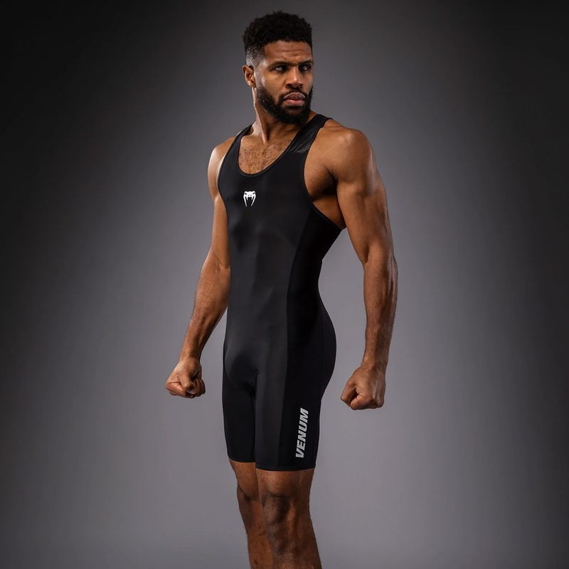 Pánská kombinéza Venum Challenger Wrestling Singlet black 3