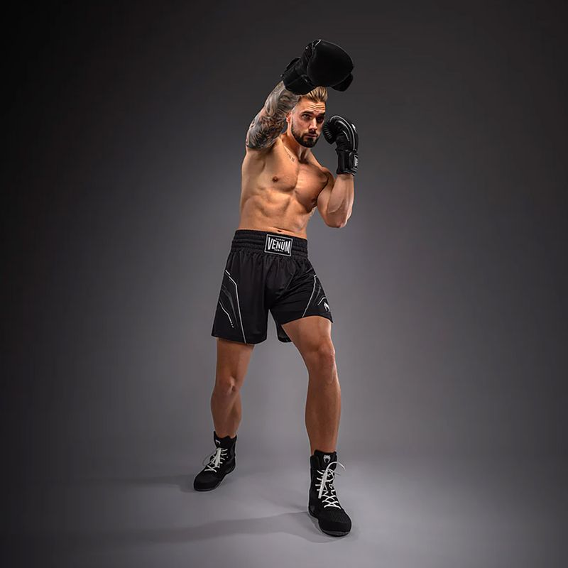 Pánské boxerské šortky Venum Streamline Boxing black/white 5