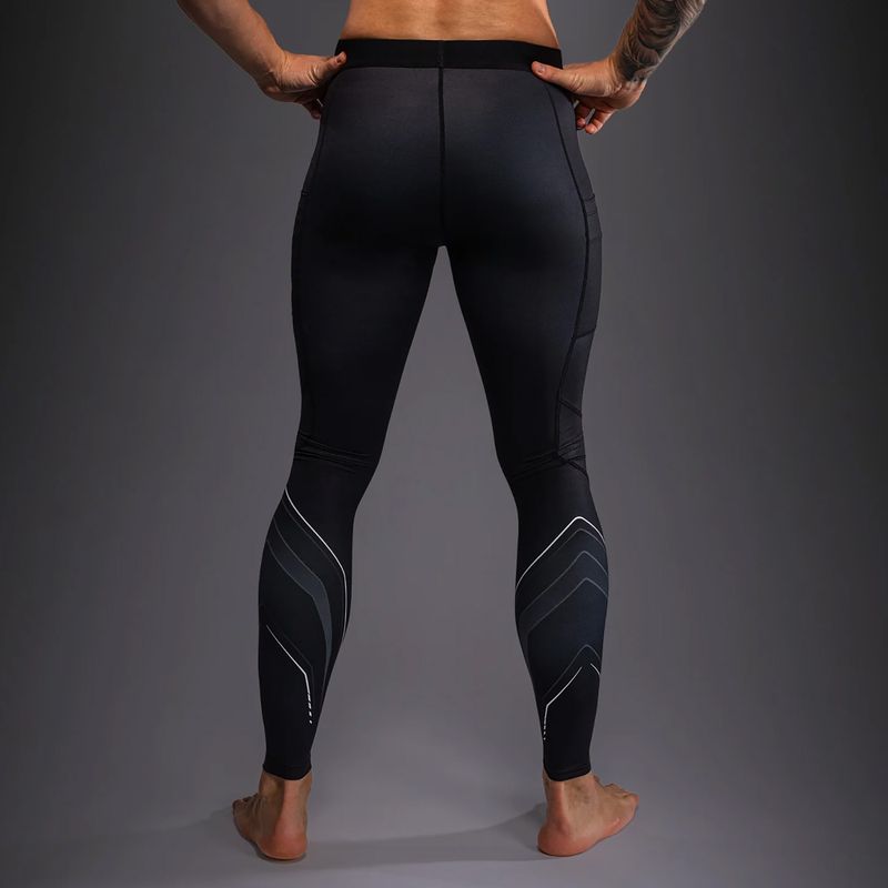 Pánské tréninkové legíny Venum Streamline Spats black/white 3