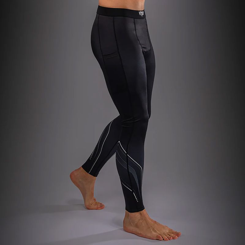 Pánské tréninkové legíny Venum Streamline Spats black/white 4