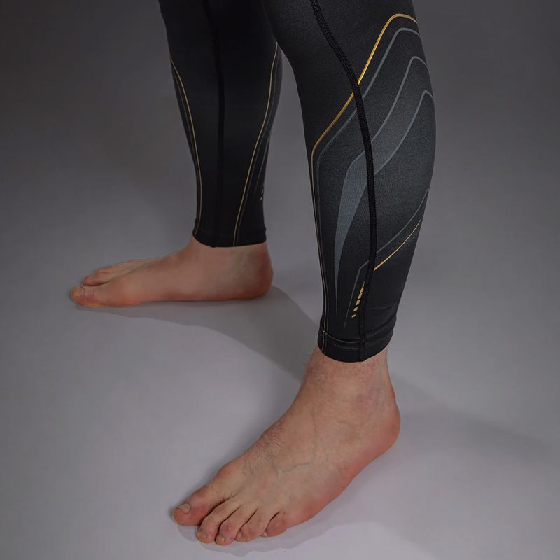 Pánské tréninkové legíny Venum Streamline Spats black/gold 6