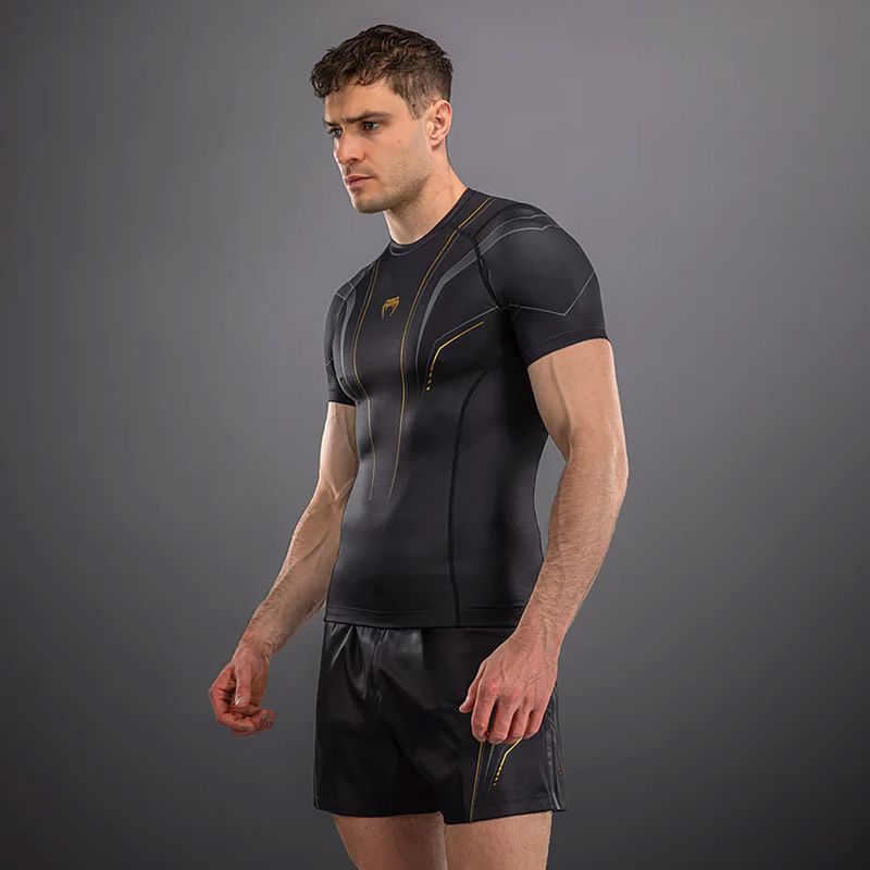 Pánský rashguard Venum Streamline black/gold 3