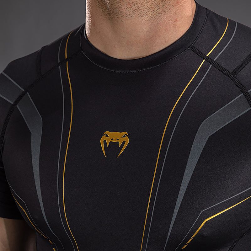 Pánský rashguard Venum Streamline black/gold 5