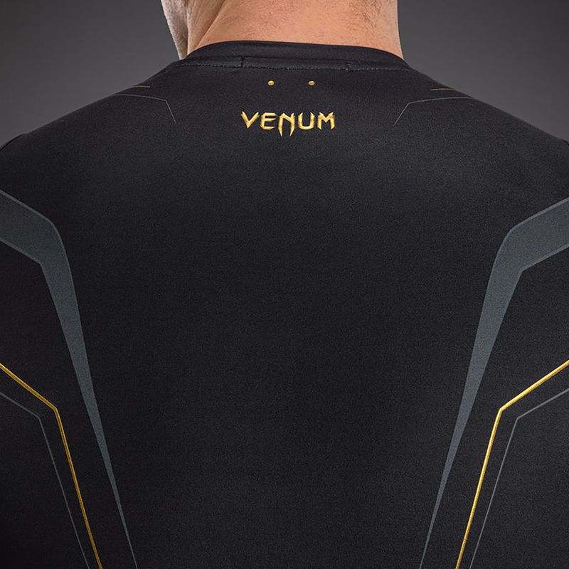 Pánský rashguard Venum Streamline black/gold 6