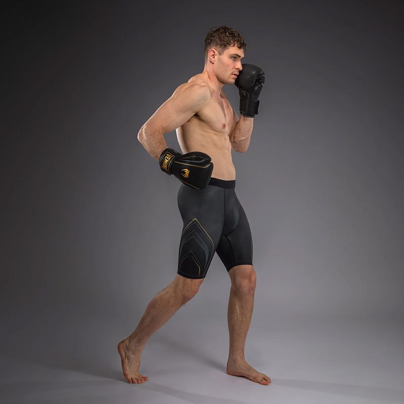 Pánské tréninkové šortky Venum Streamline Vale Tudo black/gold 2
