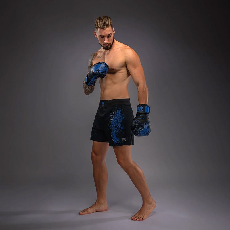 Pánské tréninkové šortky Venum Thunder Dragon Black/Royal Blue 5