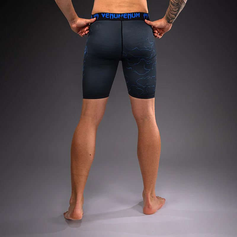Pánské tréninkové šortky Venum Thunder Dragon Vale Tudo Black/Royal Blue 3