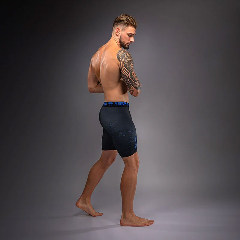 Pánské tréninkové šortky Venum Thunder Dragon Vale Tudo Black/Royal Blue 4