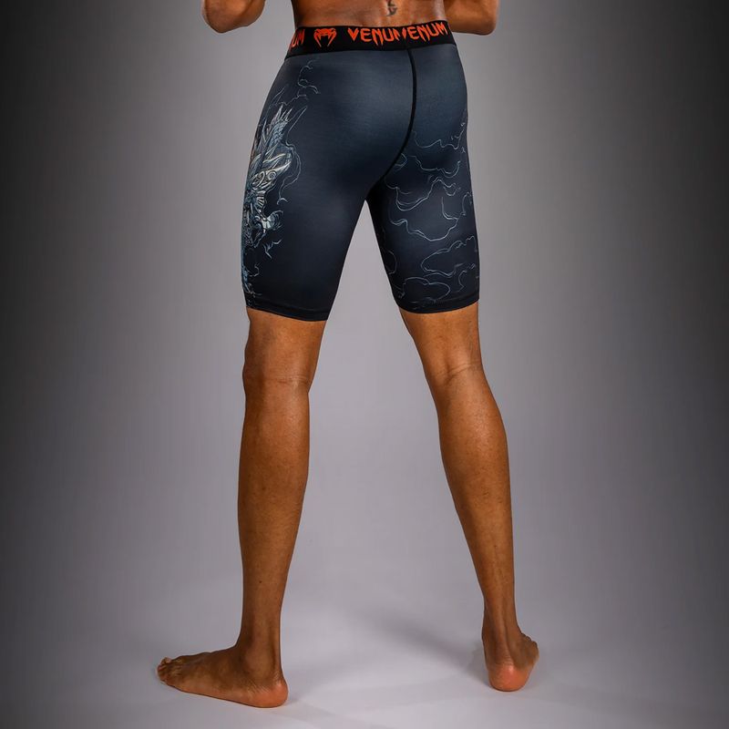 Pánské tréninkové šortky Venum Thunder Dragon Vale Tudo Black/Grey/Copper 3