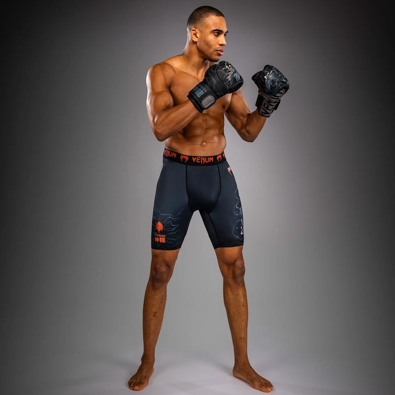 Pánské tréninkové šortky Venum Thunder Dragon Vale Tudo Black/Grey/Copper 4