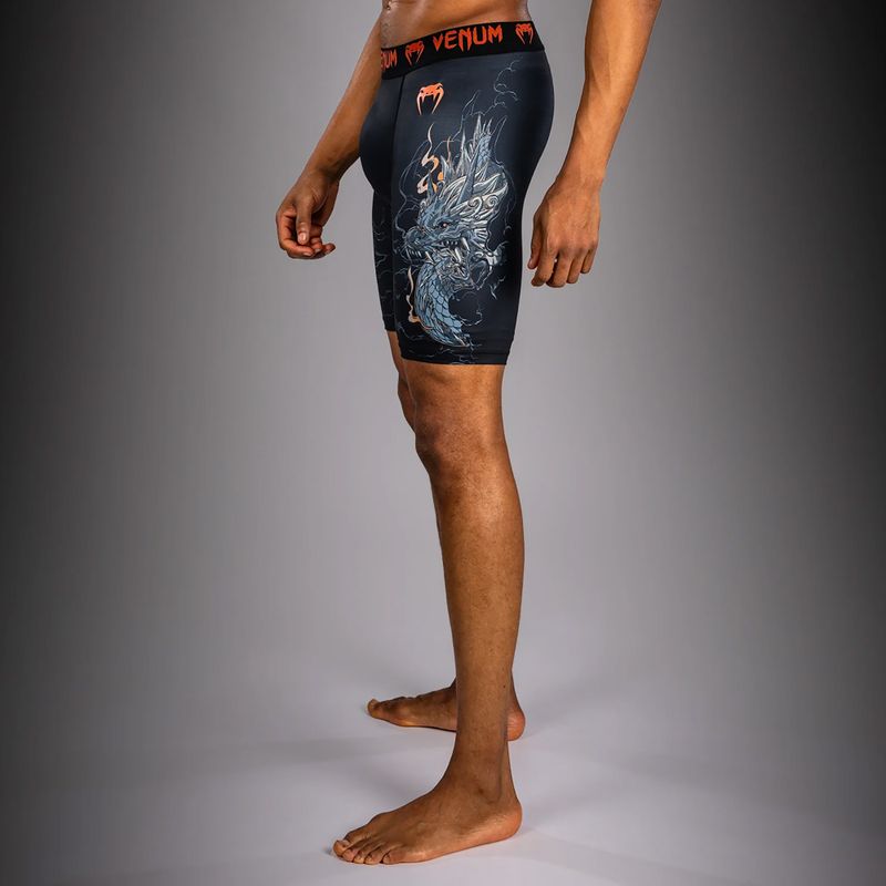 Pánské tréninkové šortky Venum Thunder Dragon Vale Tudo Black/Grey/Copper 6