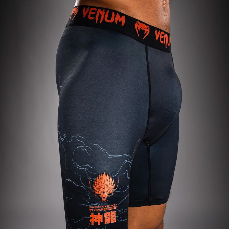 Pánské tréninkové šortky Venum Thunder Dragon Vale Tudo Black/Grey/Copper 7