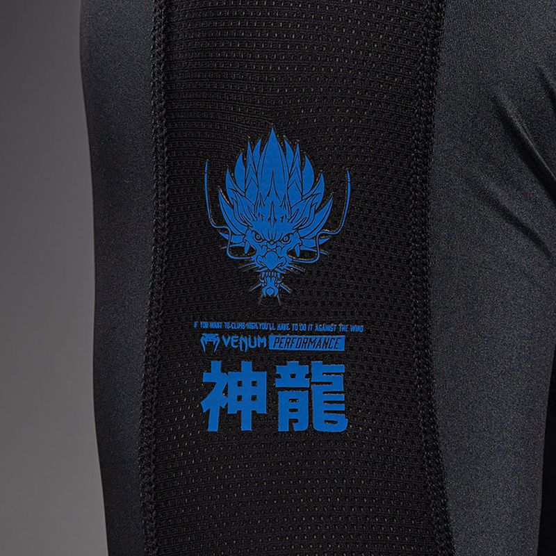 Rashguard Longsleeves Venum Thunder Dragon black/royal blue 6