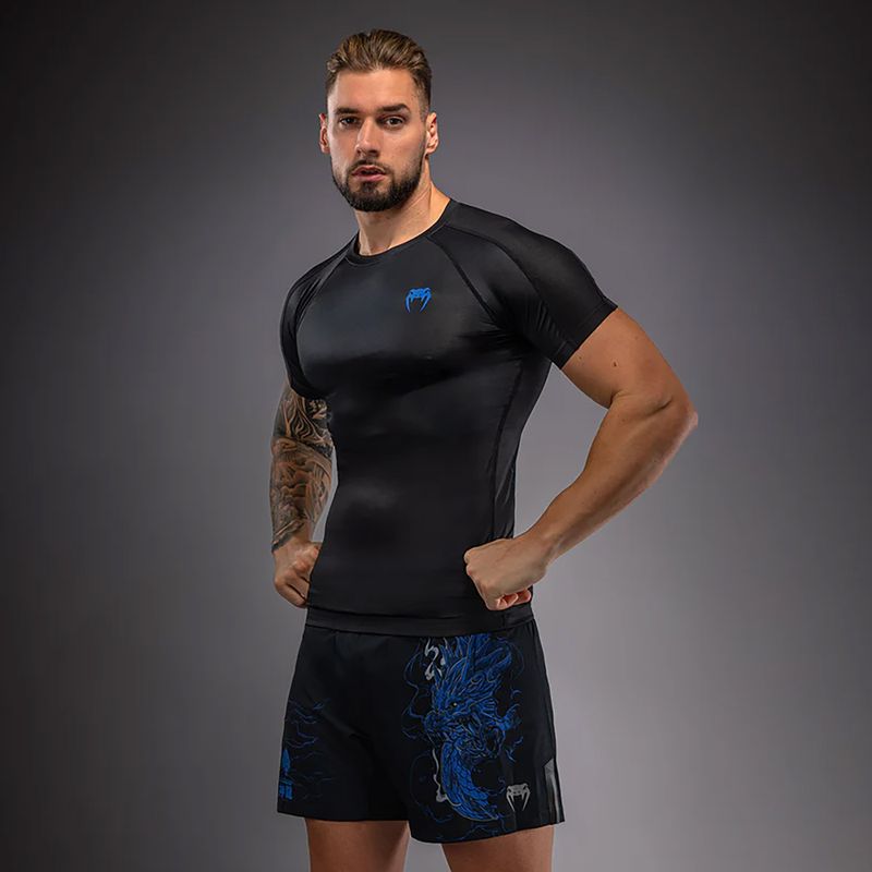 Rashguard Venum Thunder Dragon black/royal blue 4