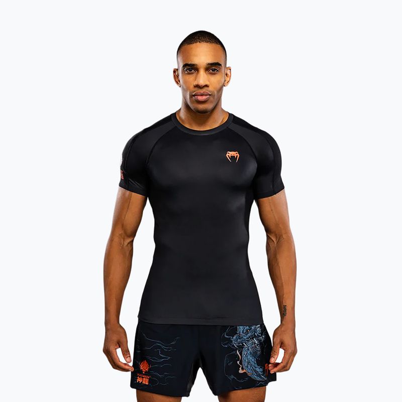 Pánský rashguard Venum Thunder Dragon black/grey/copper