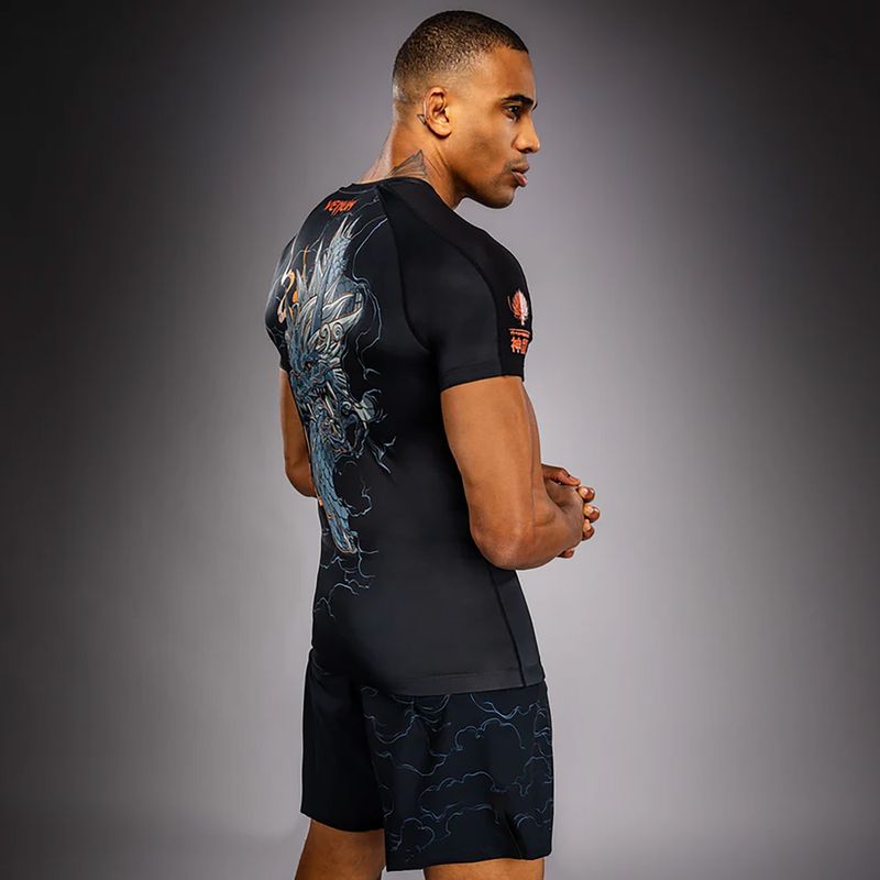 Pánský rashguard Venum Thunder Dragon black/grey/copper 5
