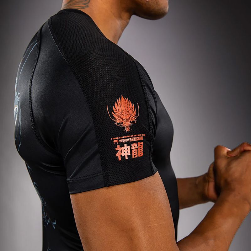 Pánský rashguard Venum Thunder Dragon black/grey/copper 8