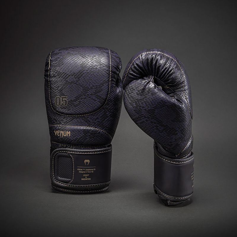 Boxerské rukavice Venum Impact Evo Scales Boxing dark purple 2