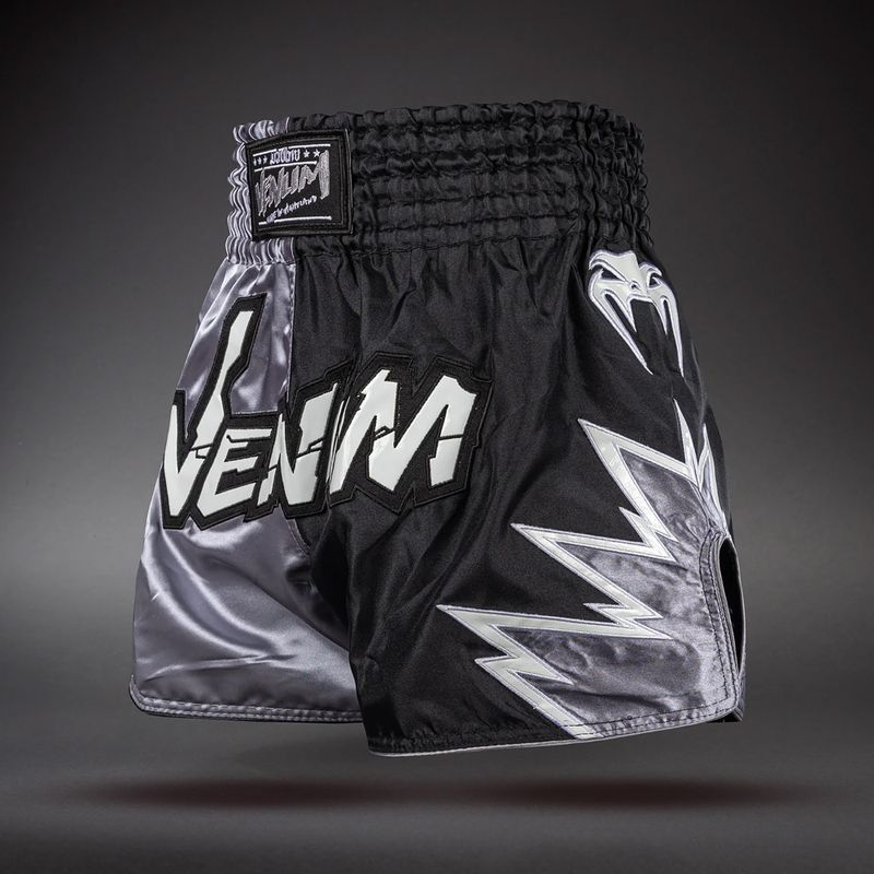 Treninkové šortky Venum Inferno 2.0 Muay Thai Grey / Black 3