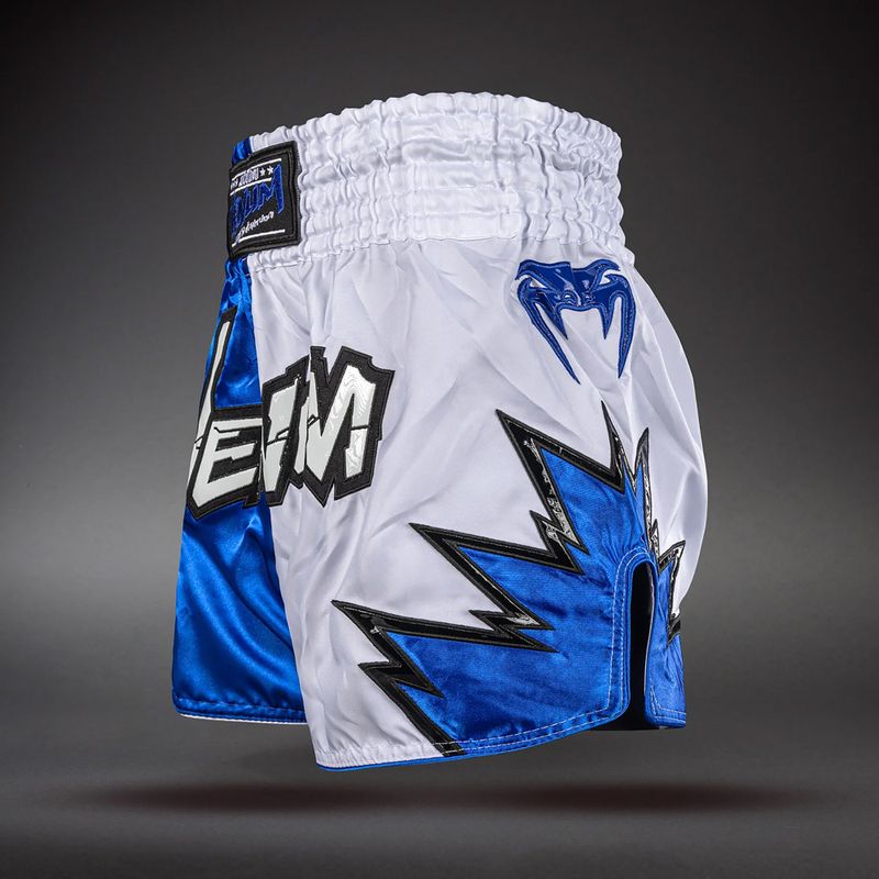 Treninkové šortky Venum Inferno 2.0 Muay Thai white/blue 3